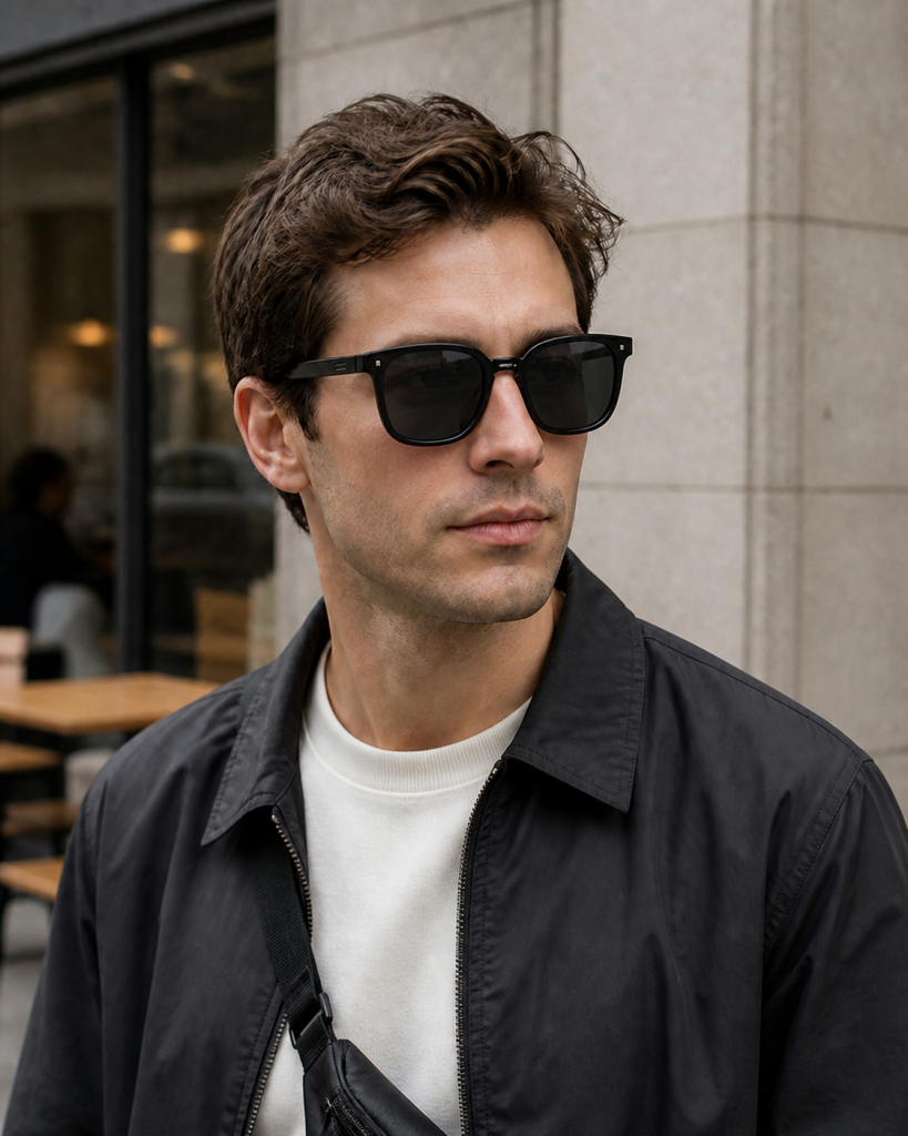 Folding Polarized Square Sunglasses, image 2